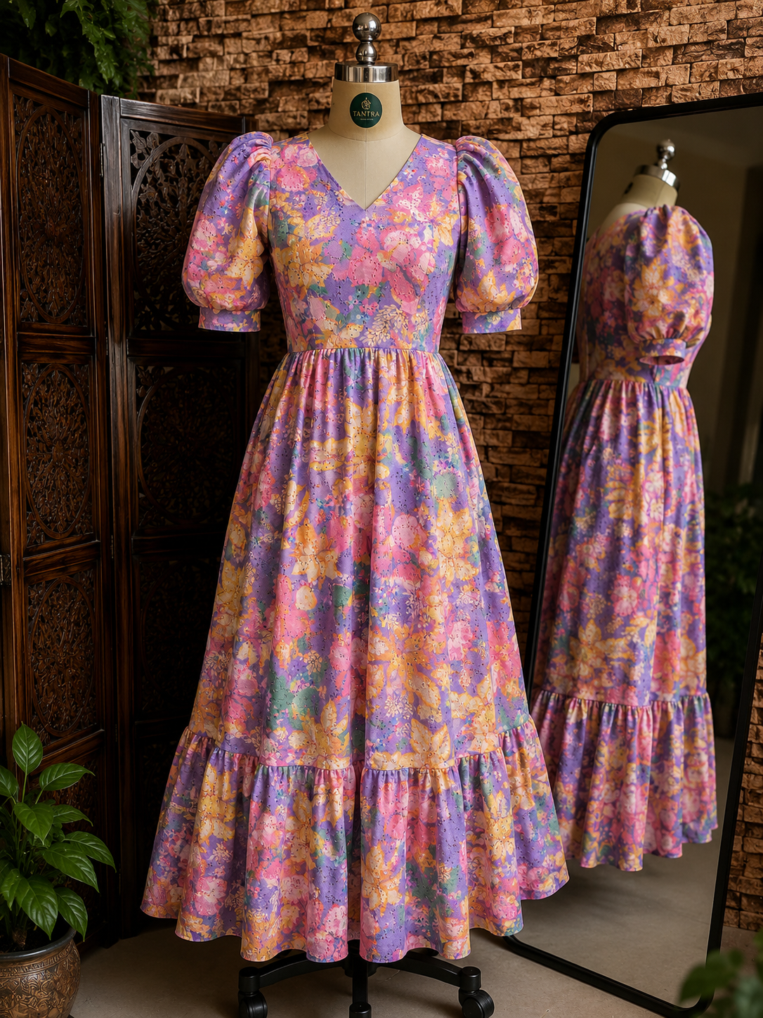 Purple Hakoba Maxi