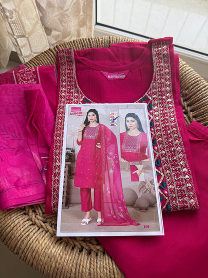 Ethnic embroidered Kurta Set – Festive Edit