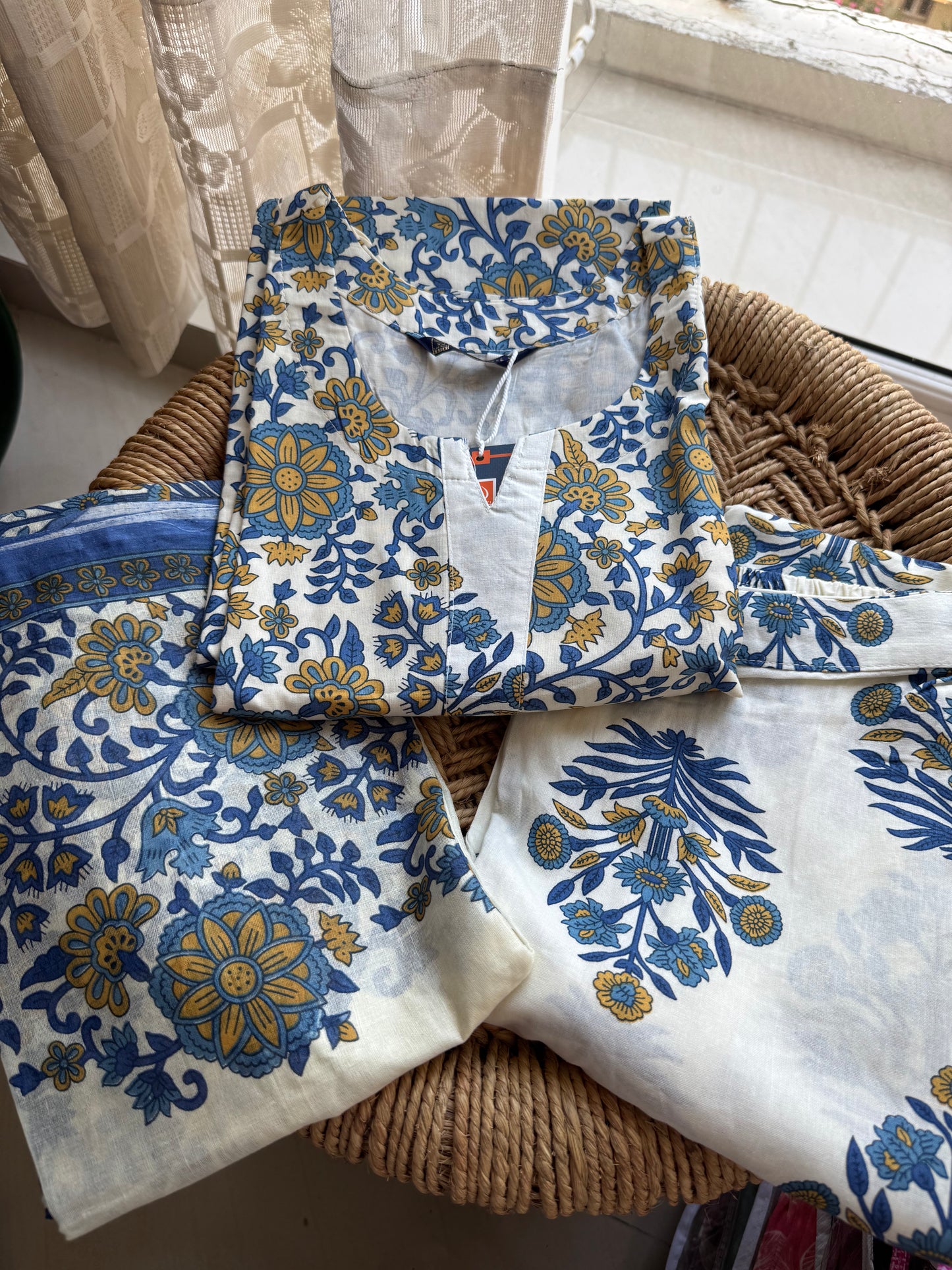Casual Cotton kurta sets with Lining