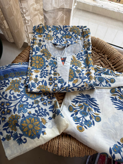 Casual Cotton kurta sets with Lining